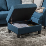 Tufted Cover Fabric Storage Ottoman - NH411003