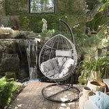 Outdoor Wicker Hanging Teardrop / Egg Chair - NH421203