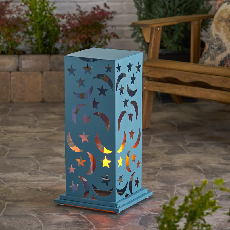 Outdoor Iron Cutout Lantern - NH962403