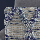Handcrafted Boho Tufted Fabric Pillow - NH636103