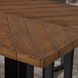 Rosa Farmhouse 4 Seater Benches & Table Picnic Dining Set - NH321403