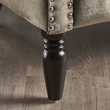 Tufted Scroll Arm New Velvet Loveseat - NH112203