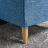 Mid Century Modern Fabric Chaise Sectional - NH954103