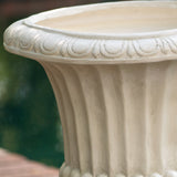 Antique White Stone Planter - NH652712