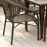 5-Piece Outdoor Wicker Dining Set - NH879532
