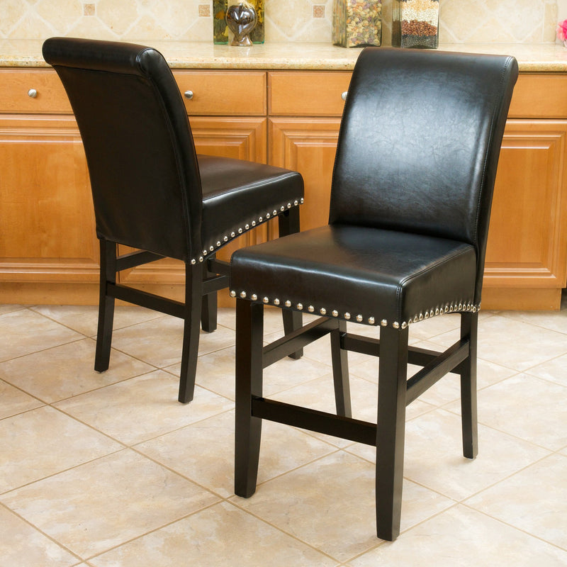 Leather Counter and Bar Stool, Set of 2 - NH045832