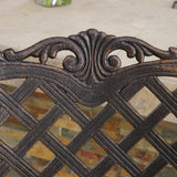 30-Inch Outdoor Cast Aluminum Bar Stools (Set of 2) - NH977832