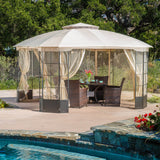 Outdoor Mosquito Netting 13 x 13 Foot Gazebo - NH729492