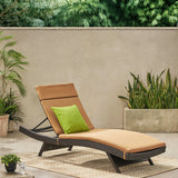 Lakeport Outdoor Adjustable Chaise Lounge Chair w/ Cushion