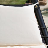 Steel Hanging Lounge Chair with Cushion - NH661592