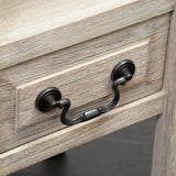Weathered Accent Table w/ Bottom Drawer - NH942592