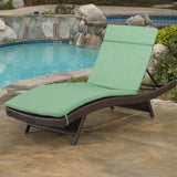 Outdoor Adjustable Chaise Lounge Chair w/ Cushion - NH239592