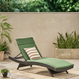 Lakeport Outdoor Adjustable Chaise Lounge Chair w/ Cushion
