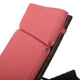 Lakeport Outdoor Adjustable Chaise Lounge Chair w/ Cushion
