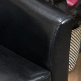 Modern Upholstered Swivel Barrel Club Chair - NH146692