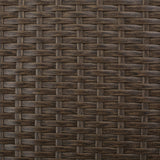Outdoor L-shape Brown Wicker Sofa w/ Cushions - NH109992