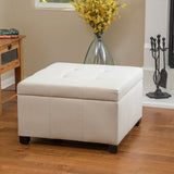 Fabric Square Storage Ottoman Coffee Table - NH938692