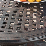 Outdoor Bronze Cast Aluminum Circular Dining Table (ONLY) - NH672003