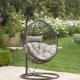 Outdoor Wicker Hanging Teardrop / Egg Chair - NH421203