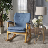 Mid Century Fabric Rocking Chair - NH889103