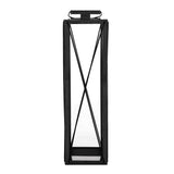 Elwick 22" Modern Stainless Steel Lantern