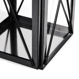 Elwick 14" Modern Stainless Steel Lantern