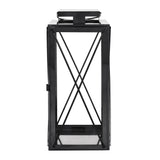 Elwick 14" Modern Stainless Steel Lantern
