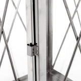 Elwick 14" Modern Stainless Steel Lantern