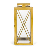 Elwick 14" Modern Stainless Steel Lantern