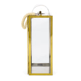 Brianna Outdoor 19" Modern Stainless Steel Lantern