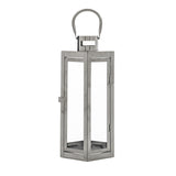 Baton Outdoor 16" Modern Stainless Steel Lantern