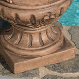 Light Brown Roman Style Urn Planter - NH862712