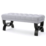 Tufted Fabric Ottoman Bench - NH995992