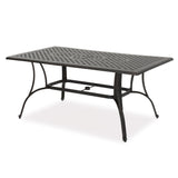 Outdoor Bronze Cast Aluminum Rectangular Dining Table (ONLY) - NH572003