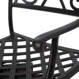 Copper Finish Cast Aluminum 30-Inch Swivel Single Bar Stool - NH280592