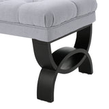 Tufted Fabric Ottoman Bench - NH995992