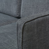 Mid Century Modern Fabric Chaise Sectional - NH954103