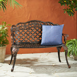 Cast Aluminum Garden Bench - NH588132