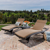 Outdoor 3pc Adjustable Chaise Lounge Chair Set - NH996592