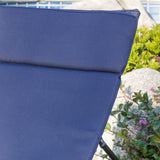 Outdoor Grey Wicker Adjustable Chaise Lounge with Cushion (Set of 2) - NH908692