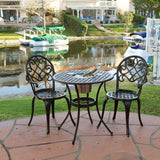 Copper Cast Aluminum 3pc Bistro Set - NH597432