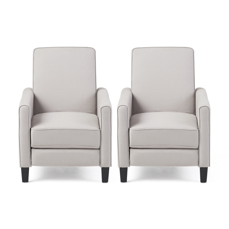 Contemporary Fabric Recliner (Set of 2) - NH562213