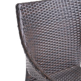 Outdoor Wood and Wicker 8 Seater Dining Set - NH546903