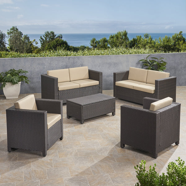 6-Seater Outdoor Sofa Set with Coffee Table - NH709903