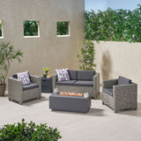 4-Seater Outdoor Fire Pit Sofa Set - NH719903