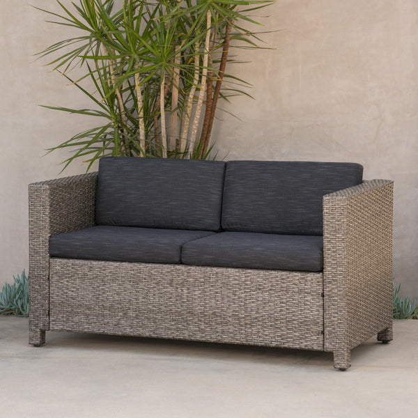 Outdoor PE Wicker Love Seat - NH433403