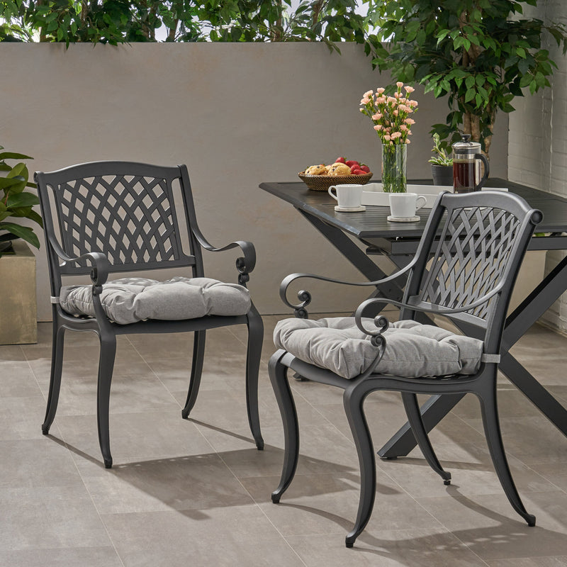 Outdoor Dining Chair with Cushion (Set of 2) - NH501013