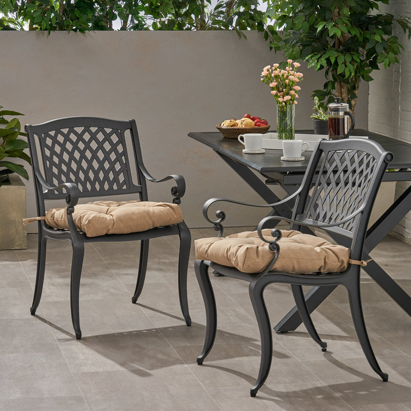 Outdoor Dining Chair with Cushion (Set of 2) - NH811013