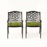 Juel Outdoor Dining Chair with Cushion (Set of 2)