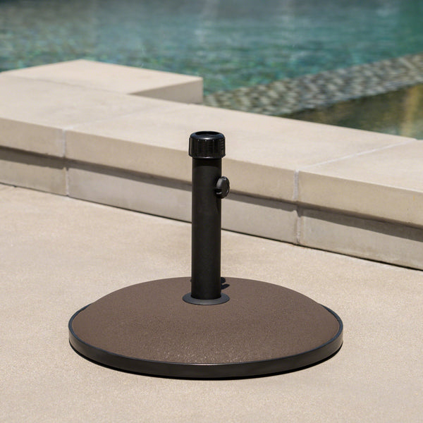 Outdoor 33 lbs Circular Concrete Umbrella Base - NH923932